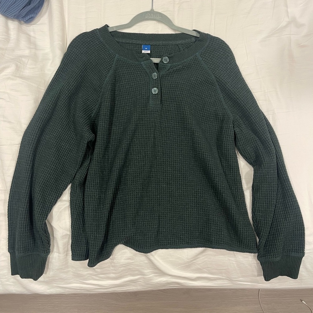 Women’s Old Navy Long Sleeve Waffle Top